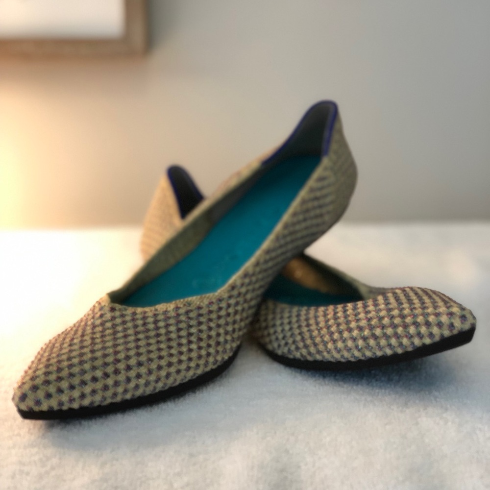 Rothy’s - Multi Metallic The Point - Sz 10